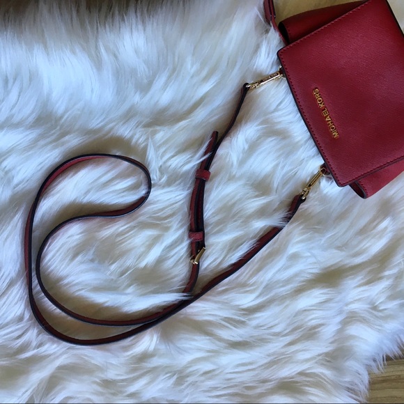 🥀Michael Kors Red Selma Mini Messenger Purse - Picture 9 of 16